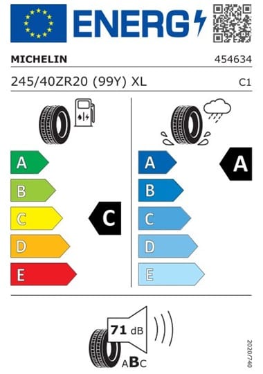 Kia Tyre Label - Michelin